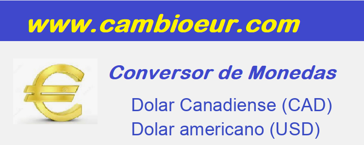 convertir dolar canadiense a dolar americano